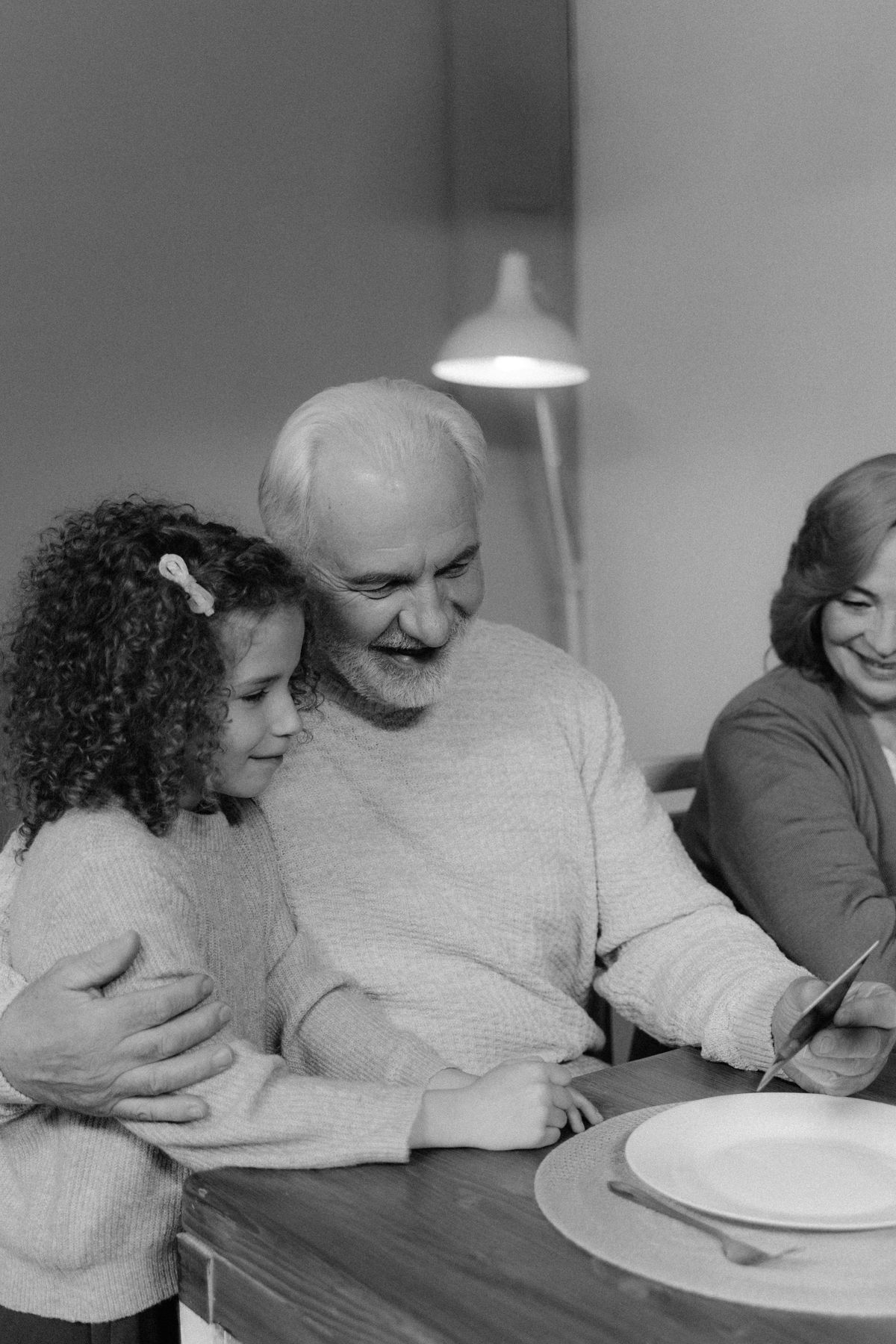 Grands-parents avec petits-enfants